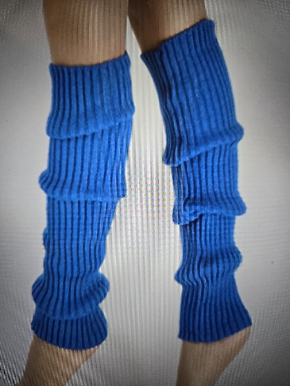 🔥HOST PICK🔥 Leg Warmers Blue Ribbed Knit Medium Weight